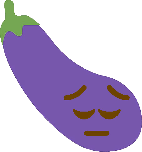 pensiveeggplant emote