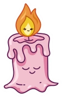 Cute_pink_candle emote