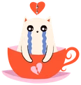 SadCatTea emote