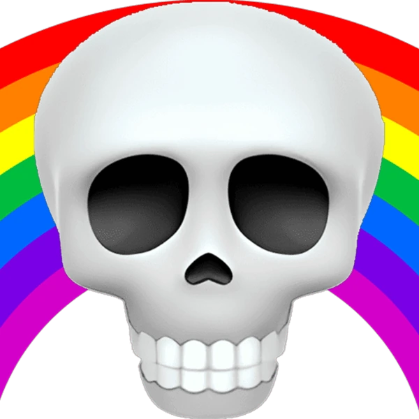 SkullRainbow emote