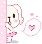 PuppyPeeking emote