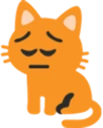 cat_pensive emoji