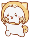 Mochi_tiger_costume_white static emote