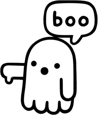 BooThumbsDownGhost emote
