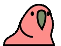 backwardsParrot emote