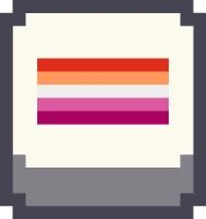 pixel_flag_lesbian emote