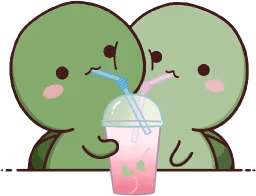 Cute_couple_drinking emote