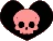 ColorfulSkullHeart emote