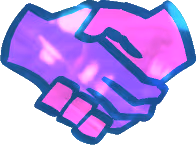 handshake_vaporwave emote