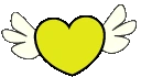 Yellowflyingheart emote