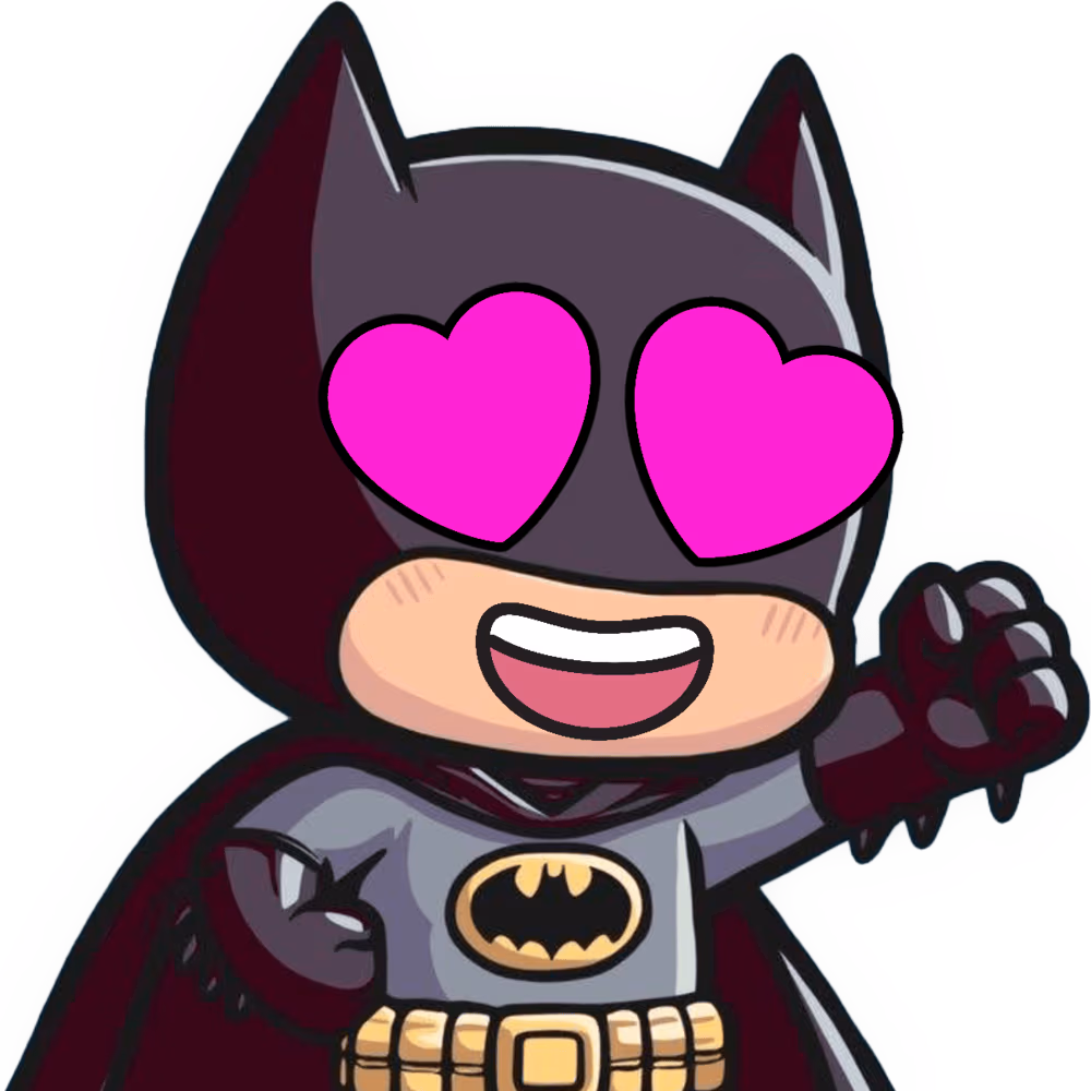 Batman_HeartHotPinkEyes emote