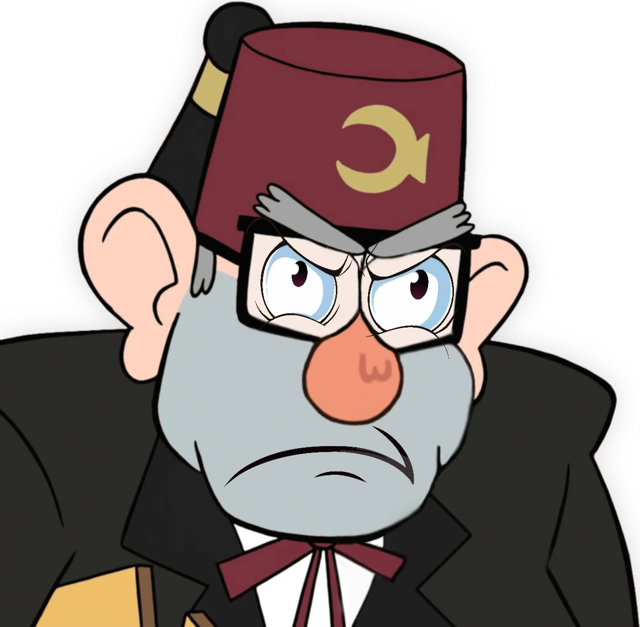 GrunkleStan_Mad emote