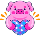PigHeart emote