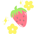 sparkle_strawberry emote