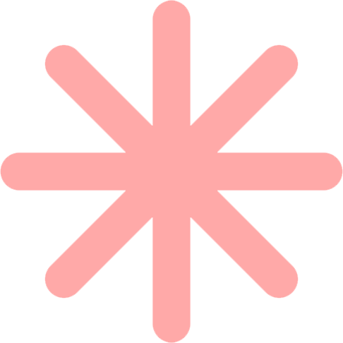 pastelredasterisk emote