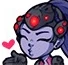 WidowMakerKiss emote