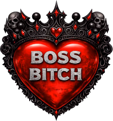 Redbossbitchheart emote