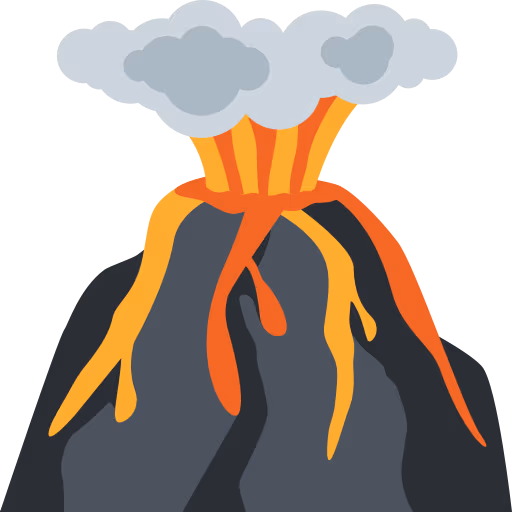 JustAVolcano emote