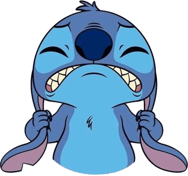 StitchUpset emote