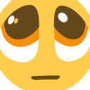 Sad static emote