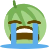 sad_watermelon emote
