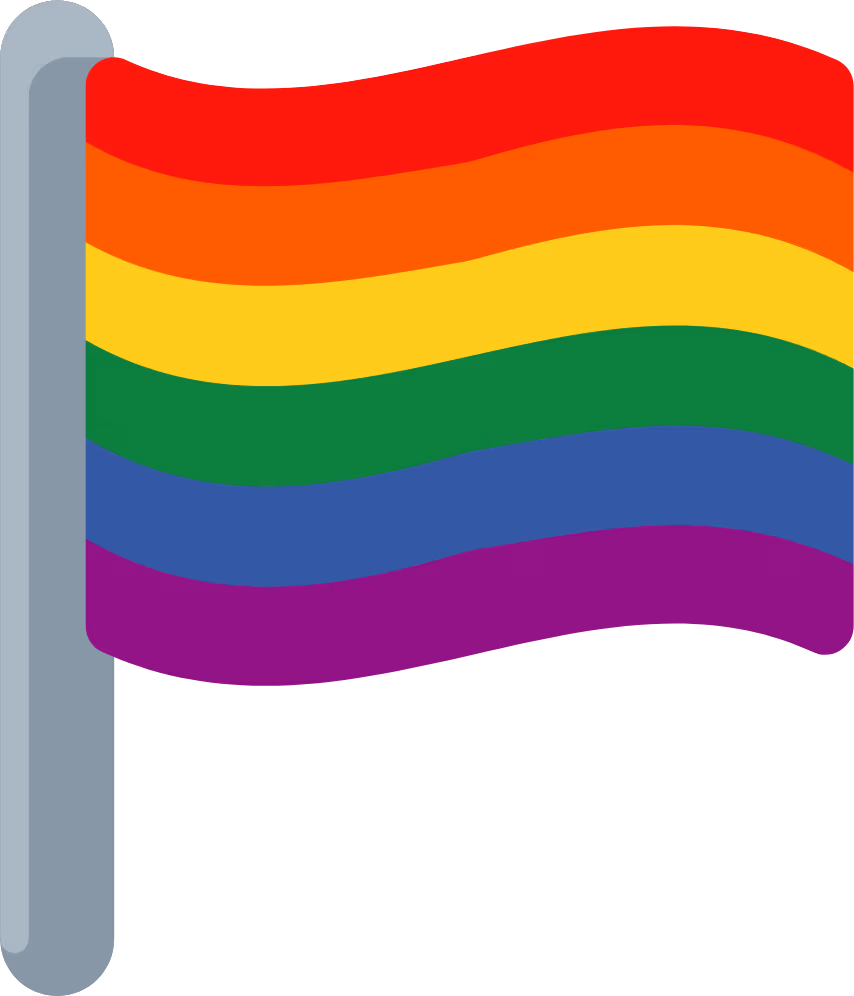 rainbow_flagpole emote