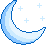 blueglittermoon animated emote