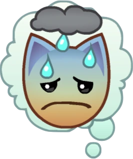 Animal_Jam_Thought_Sad_2 emote