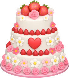 Strawberryweddingcakex2 emote