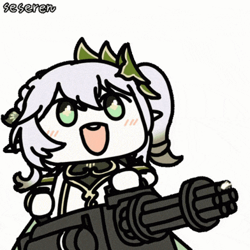 NahidaMachineGun animated emote