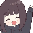 MenheraHappyWave emote
