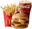 McdonaldsDoubleQuarterPounderWithCheeseMeal emoji