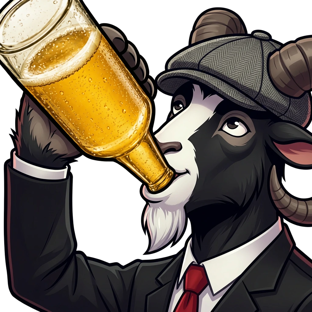 old_goat_chugging_bottle emoji