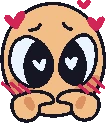 CuteBlushingHearts emote