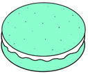 Cyan_Macaron static emote