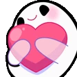 HeartGhost emote