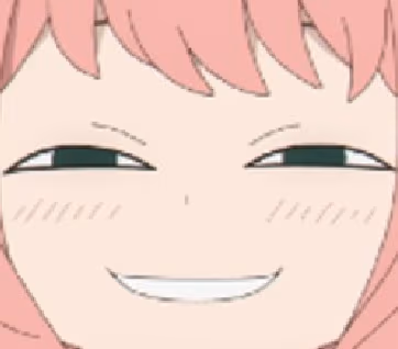 AnyaEvilGrin emote