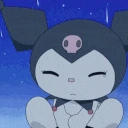 kuromi_sniff emoji