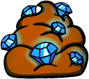 doordash_shit_diamonds static emote