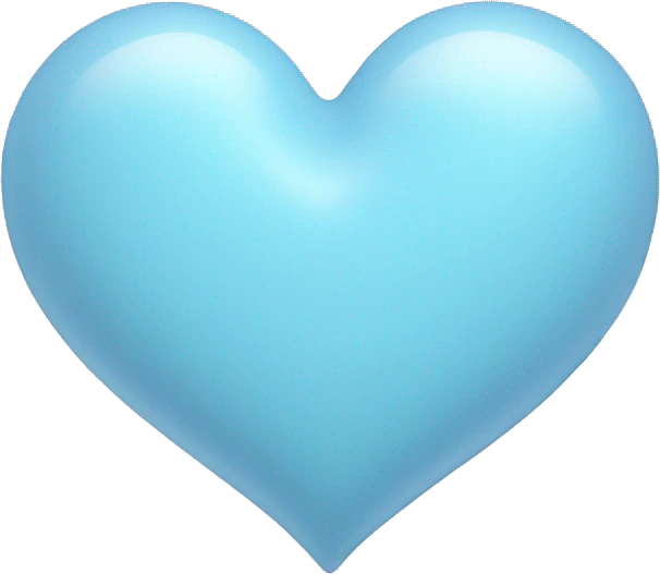 blueheart emote