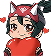 KirikoHeart emote