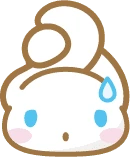 cinnamoroll_nervous emoji