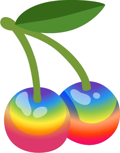 rainbowcherries emoji