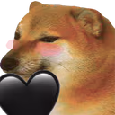 CheemsBlheart emote