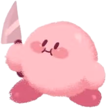kirby_knife emote