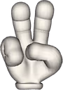EmotiPeaceHand emoji