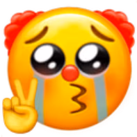 clownkisscry emote