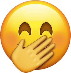 blush_hand_over_mouth emote