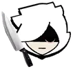 ColetteWithAKnife
