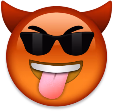 Devil_cool_tongue_out sticker